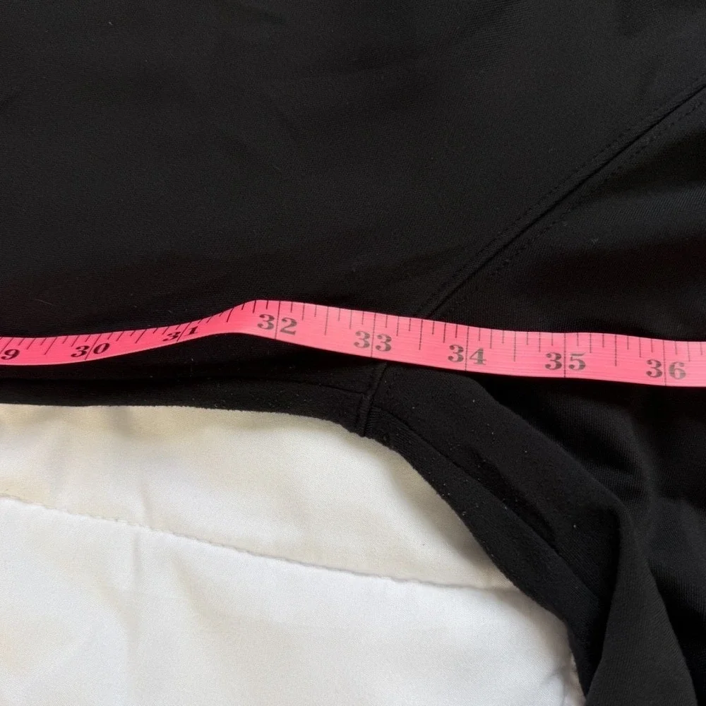 Athleta Delancey Flare Pants Womens M Black Yoga Travel Athleisure Pockets